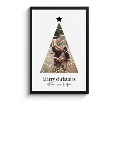 Poster met lijst - Blokjes