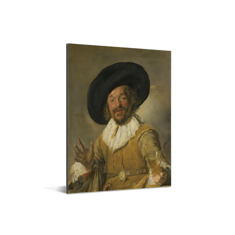De vrolijke drinker - Schilderij van Frans Hals Aluminium