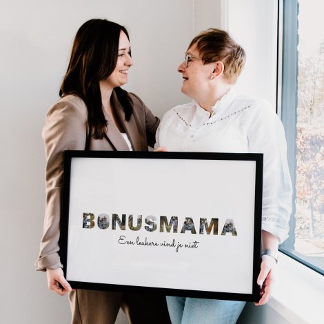 Poster met lijst - Bonusmama