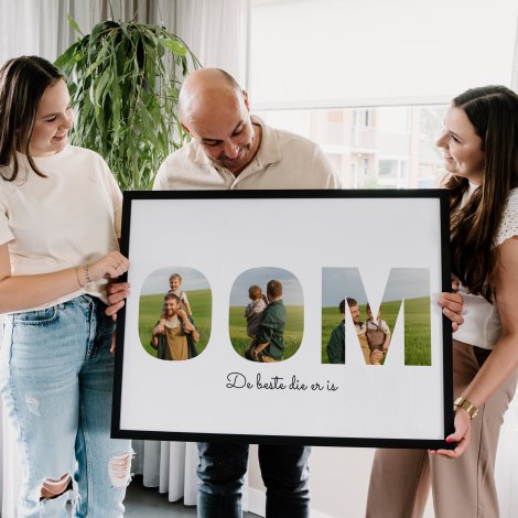 Poster met lijst - Oom