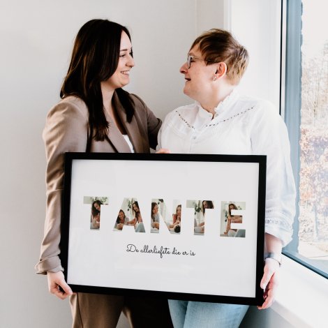 Poster met lijst - Tante