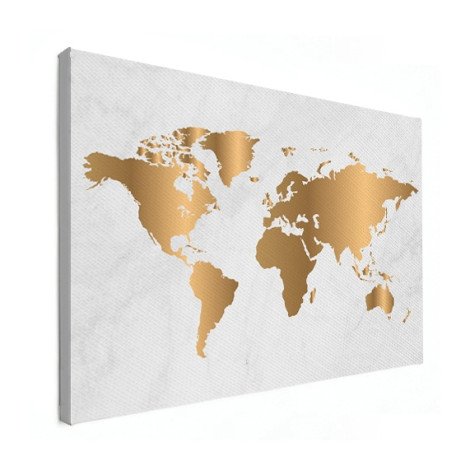 Goud marmer canvas