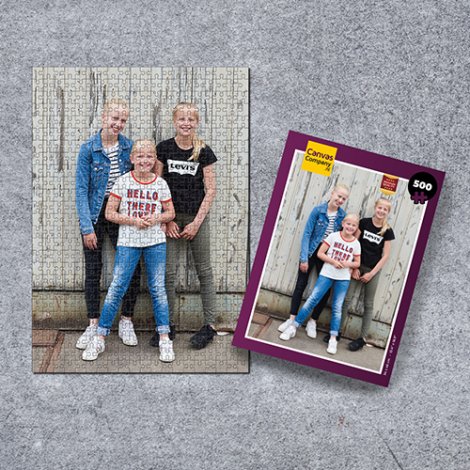 fotopuzzel met doos