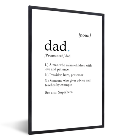Vaderdag - Definitie Dad Fotolijst