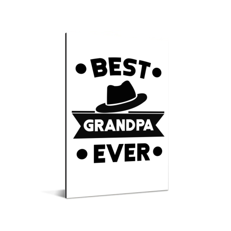 Vaderdag - Best grandpa ever Aluminium