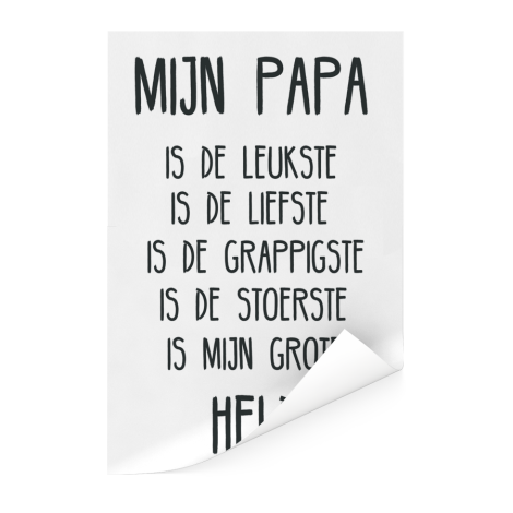 Vaderdag - Mijn papa Poster