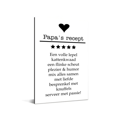 Vaderdag - Papa’s recept Aluminium