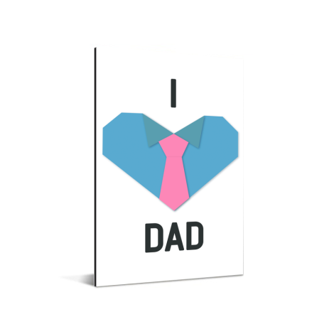 Vaderdag - I love dad Aluminium