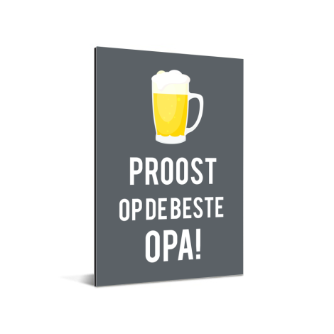 Vaderdag - Proost op de beste opa! Aluminium