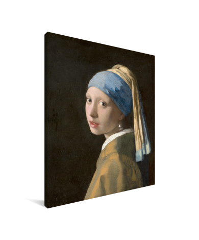 Meisje met de Parel - Schilderij van Johannes Vermeer Canvas