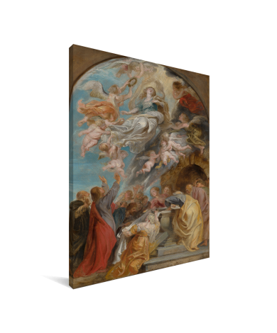 Modello voor de hemelvaart van Maria - Schilderij van Peter Paul Rubens Canvas