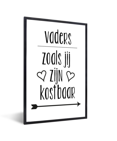 Vaderdag - Vaders zoals jij zijn kostbaar Fotolijst