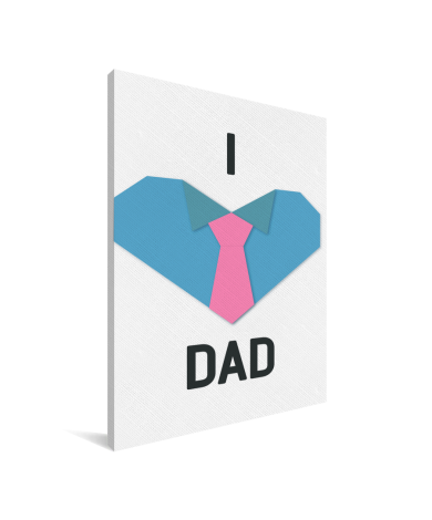 Vaderdag - I love dad Canvas