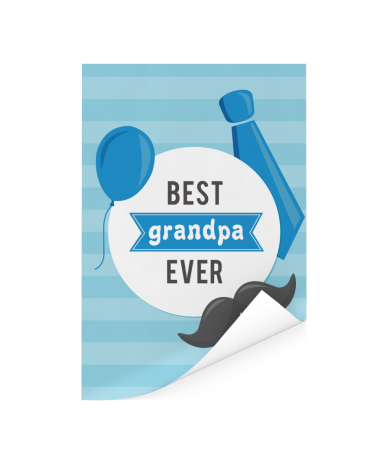 Vaderdag - Best grandpa ever Poster