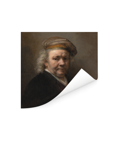 Zelfportret - Schilderij van Rembrandt van Rijn Poster