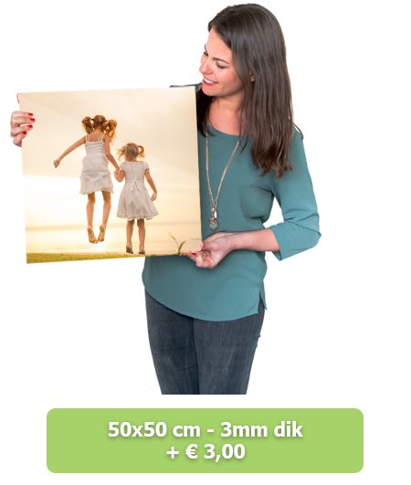 Foto op glas 50x50
