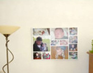 Collage perfect als foto op canvas