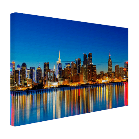Skyline New York by night Canvas