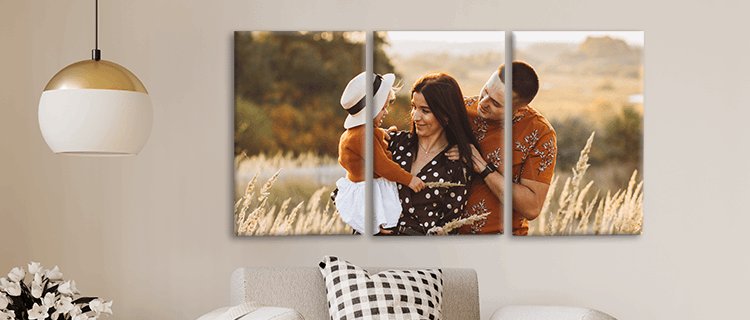 meerluik op canvas