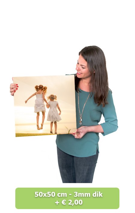 Foto op glas 50x50