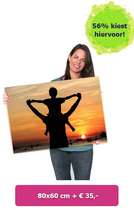 Foto op multiplex 80x60