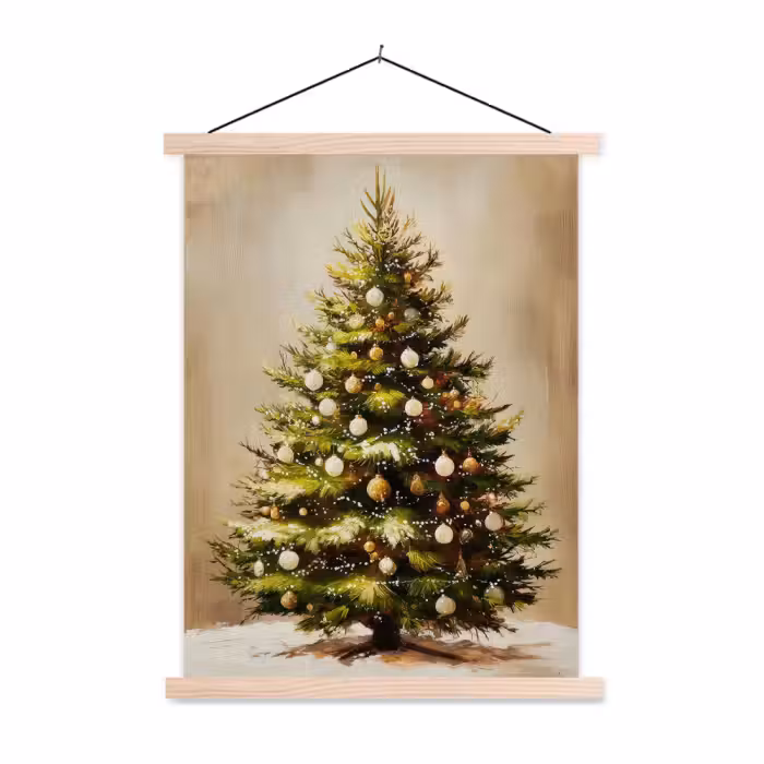 Schoolplaat - Kerst - Sfeer - Groen