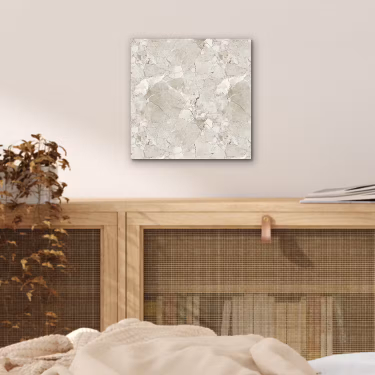 Aluminium schilderij - Marmer - Grijs - Aders — 4