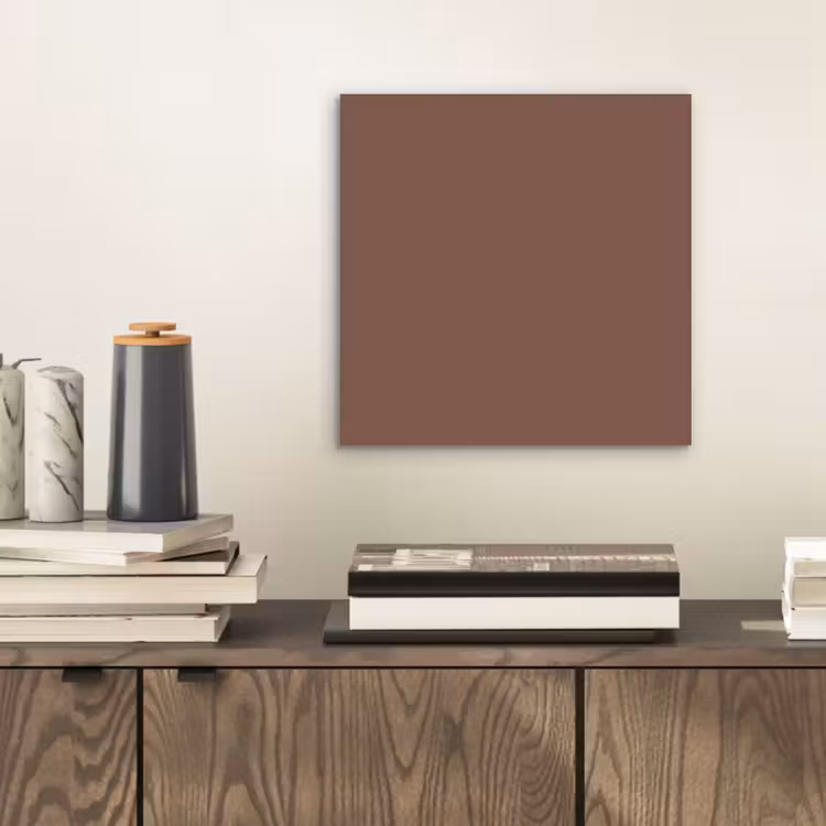 Aluminium schilderij - Muted - Chestnut - Bruin — 2