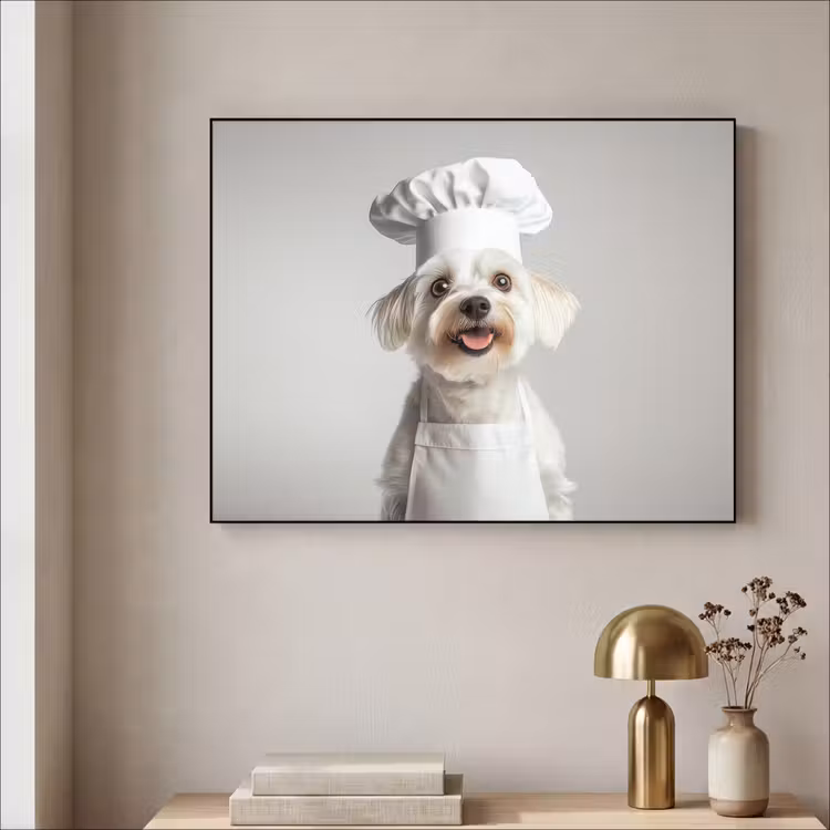Art Frame - Hond - Wit - Kok — 3