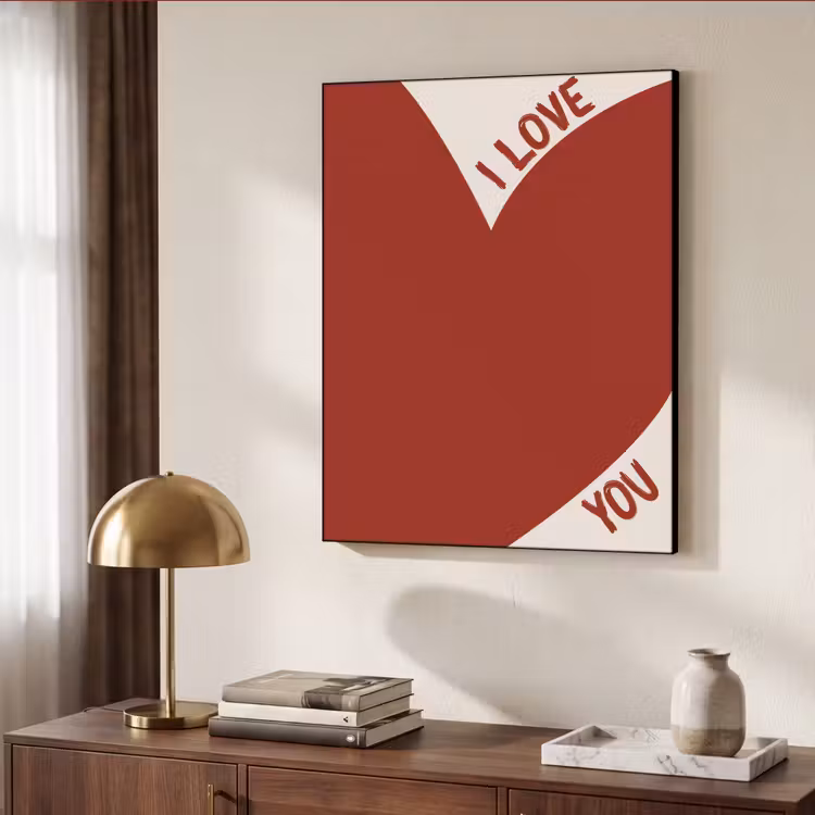 Art Frame - Loveyou - Rood - Hart — 6