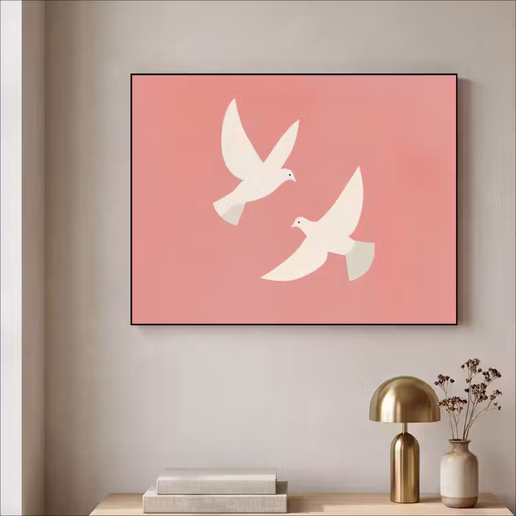 Art Frame - Duiven - Wit - Sierlijk — 3