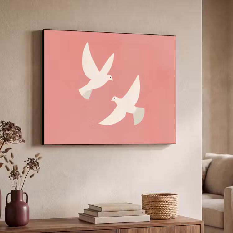 Art Frame - Duiven - Wit - Sierlijk — 4