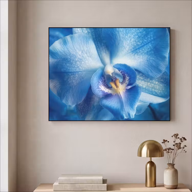 Art Frame - Blauw - Orchidee - Elegeant — 3