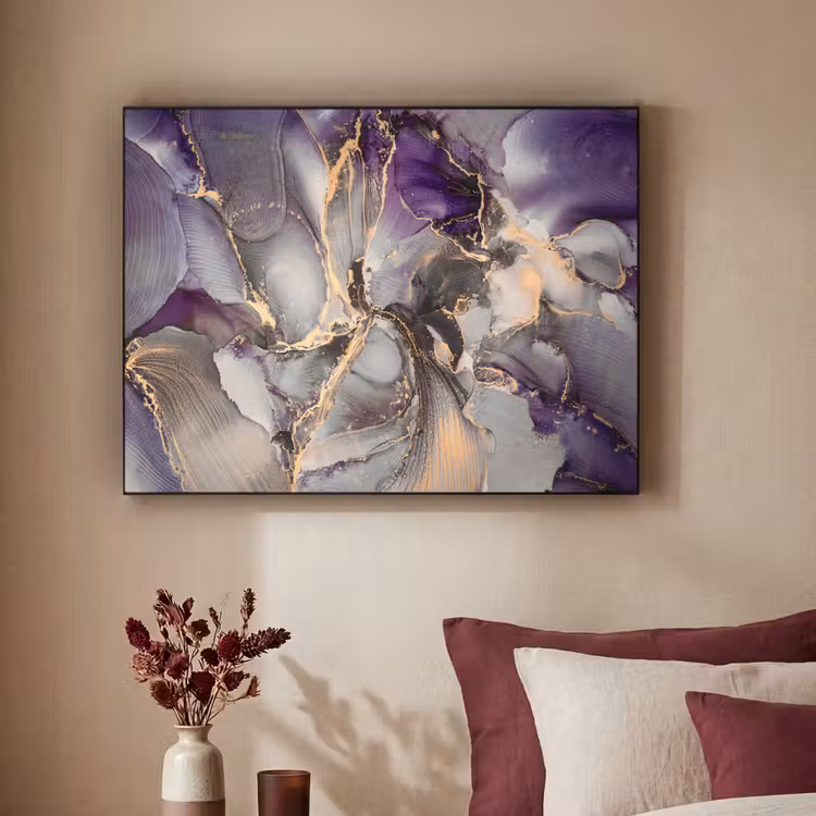 Art Frame - Goud - Paars - Marmer — 2