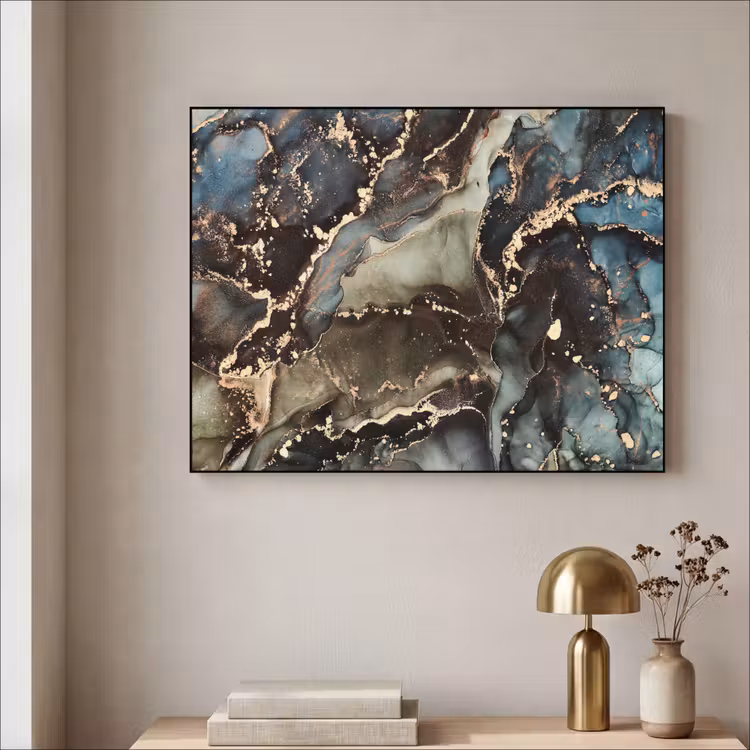 Art Frame - Marmer - Goud - Groen — 3