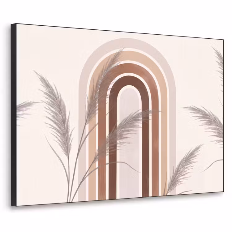 Art Frame - Abstract - Bogen - Plant - Boho - Beige — 1