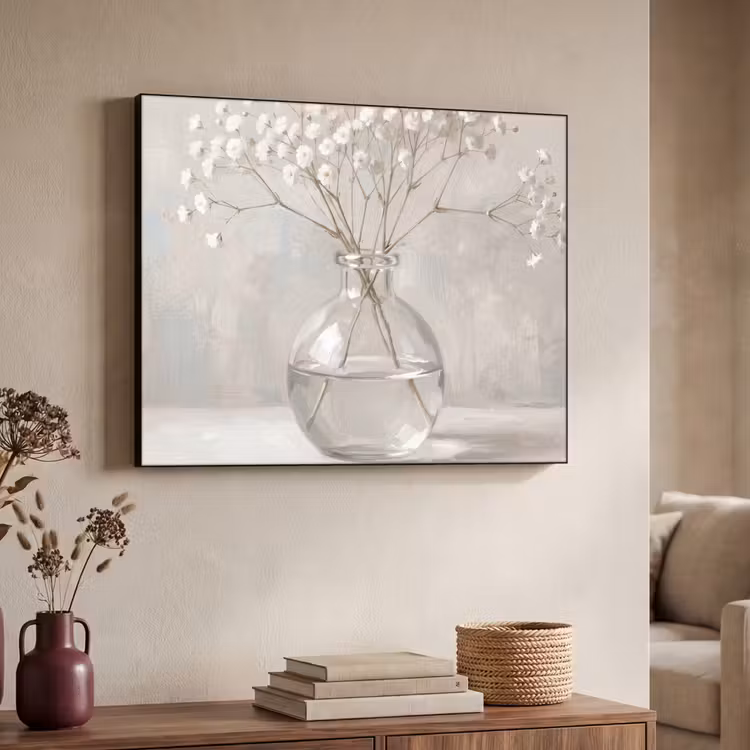 Art Frame - Gipskruid - Vaas - Wit — 4
