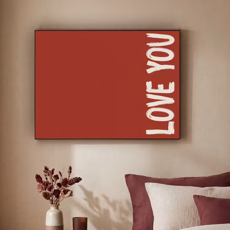 Art Frame - Schuin - Loveyou - Rood — 2