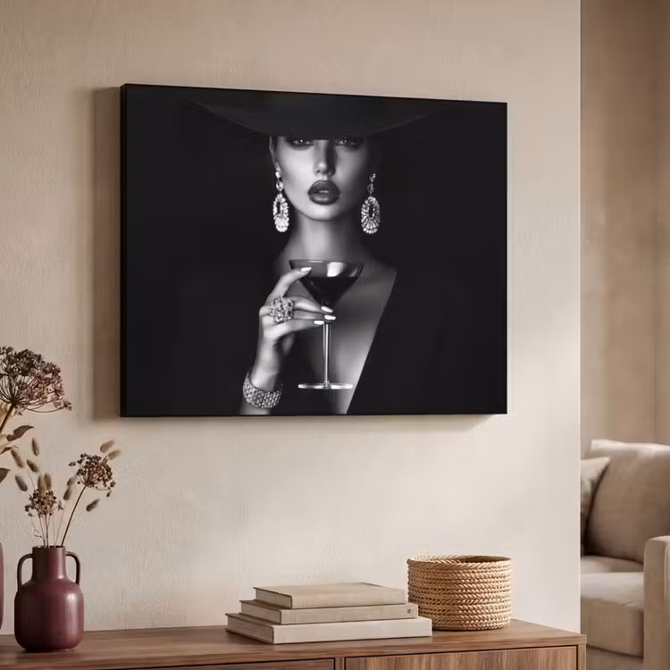 Art Frame - Vrouw - Cocktail - Chic — 4