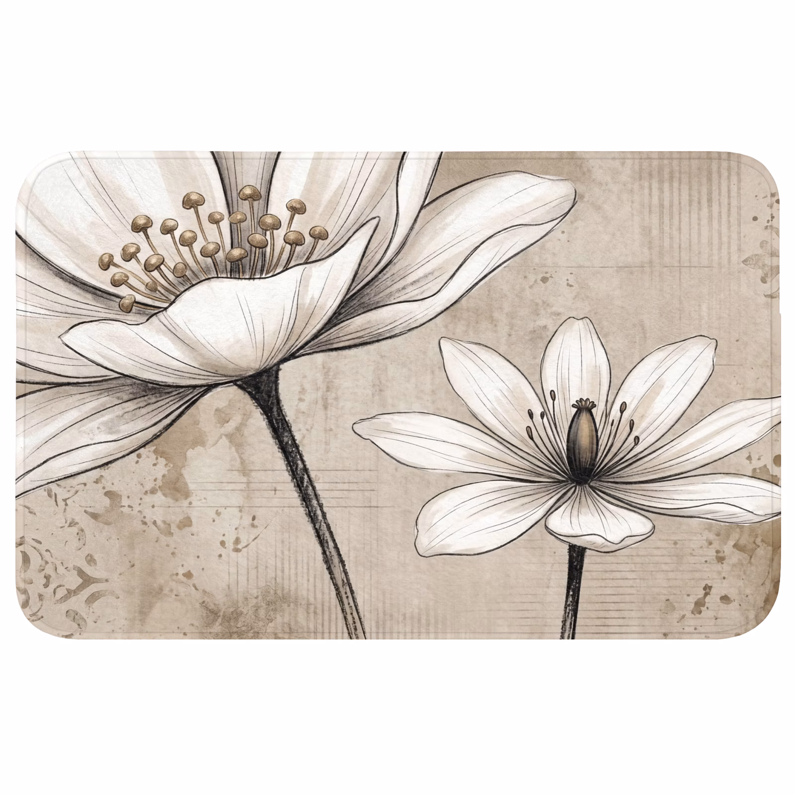 Badmat - Modern - Design - Wit — 1