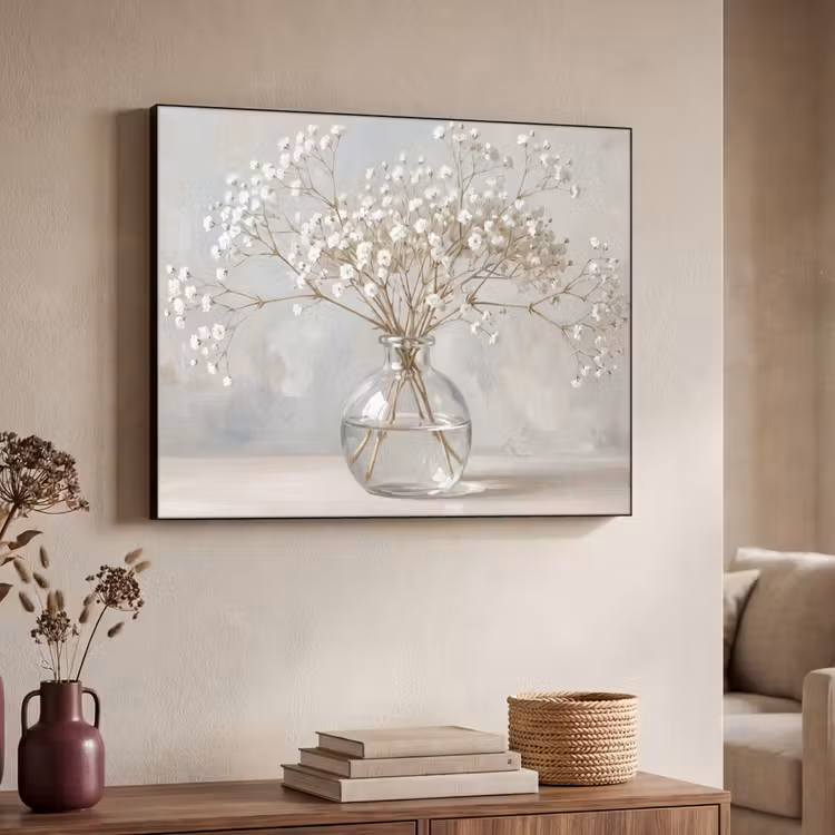 Art Frame - Vaas - Gipskruid - Wit — 4
