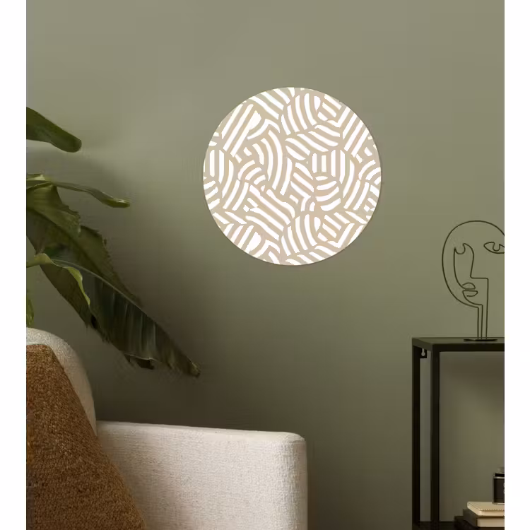 Behangcirkel - Abstract - Modern - Beige — 3