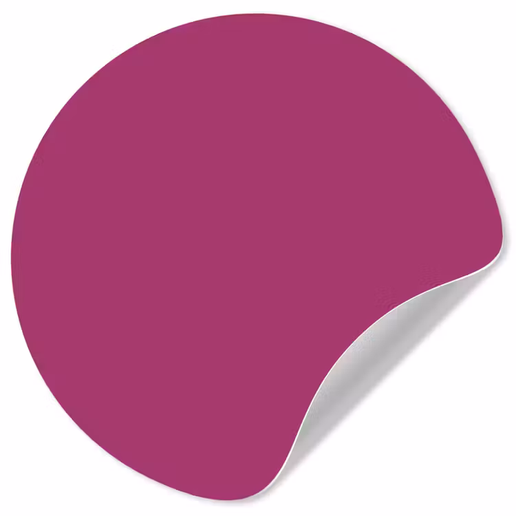 Behangcirkel - Deep - Magenta - Paars — 1