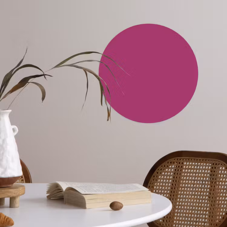 Behangcirkel - Deep - Magenta - Paars — 4