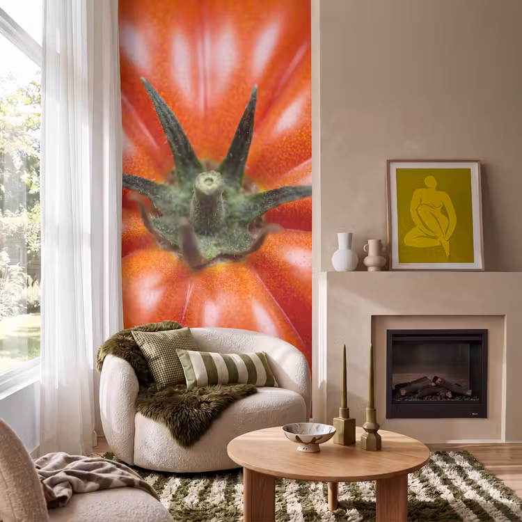 Behang - Eten - Tomaat - Rood — 1