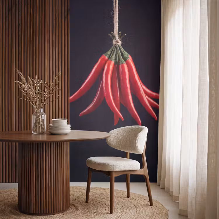 Behang - Rode peper - Eten — 4