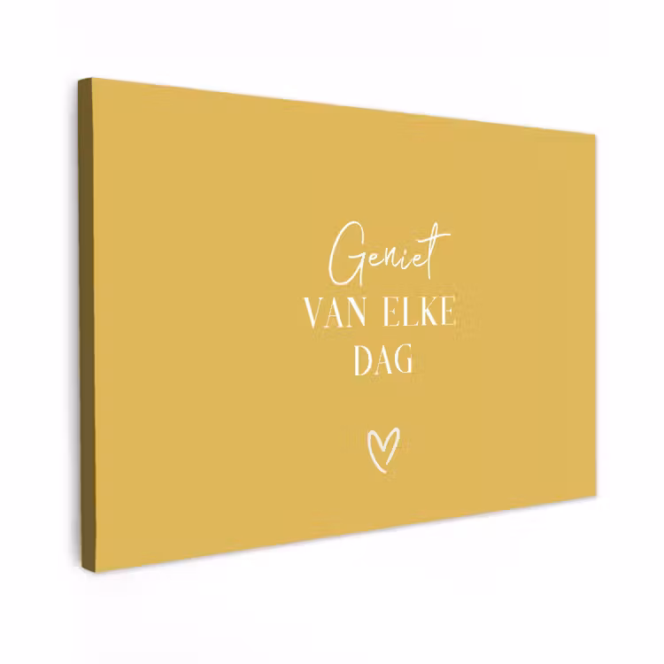 Buiten canvas - Geniet van elke dag — 1