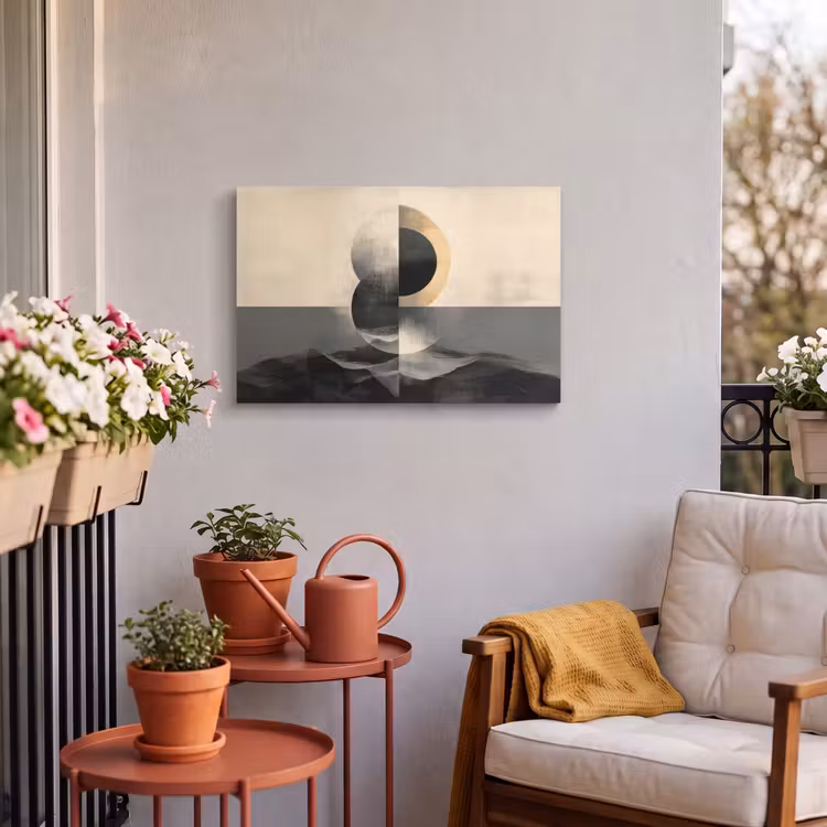 Buiten canvas - Cirkels - Schaduw - Abstract — 3