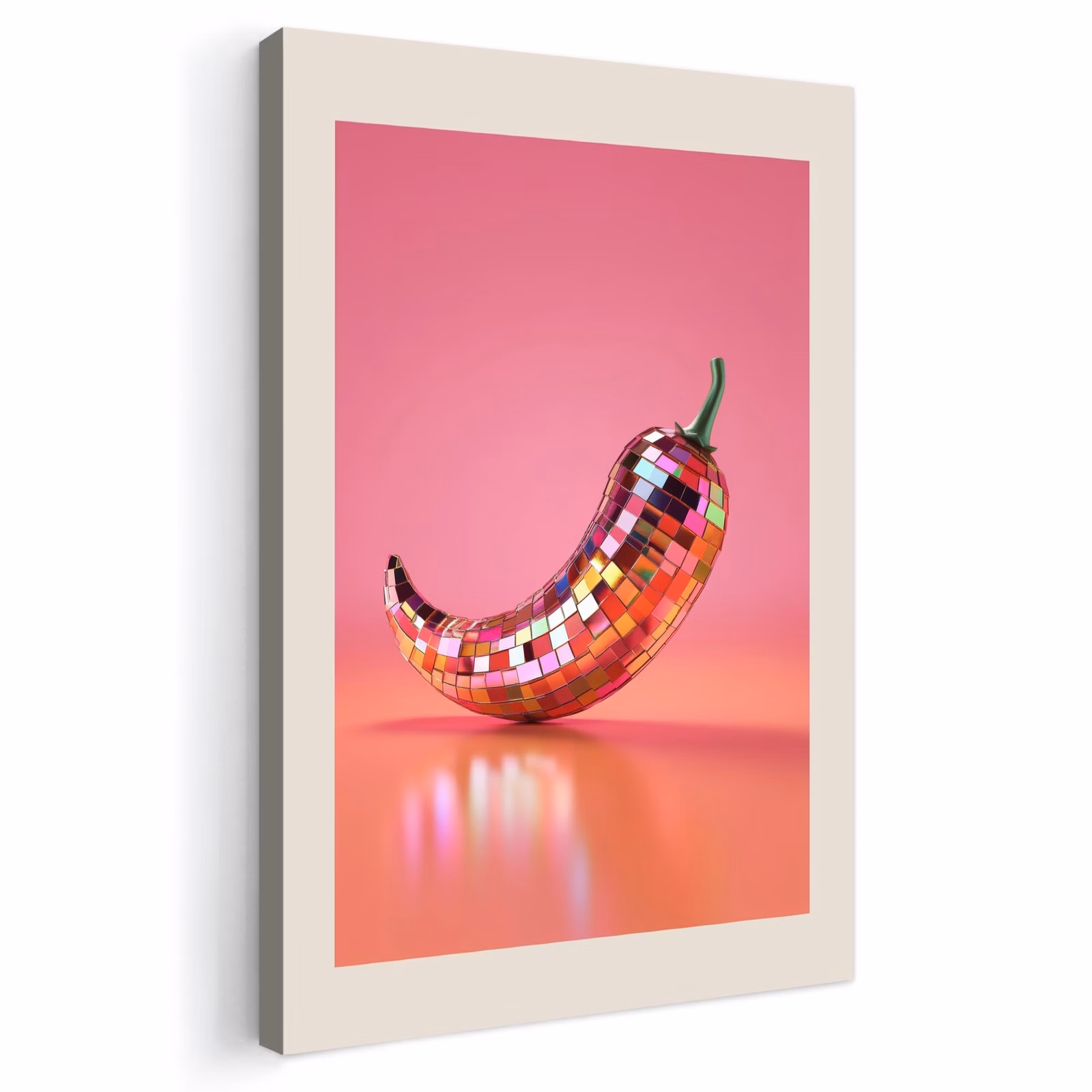 Buiten canvas - Disco - Peper - Roze — 1
