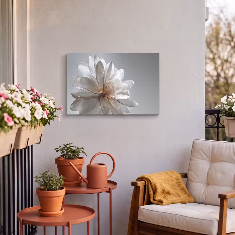 Buiten canvas - Bloem - Wit - Neutraal — 3